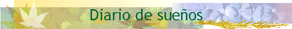 Diario de sue�os
