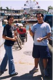 Jorge De La Torre & Jennyfer Lobato in 2004, Newport Beach CA