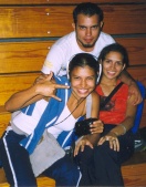 photo Aug. 2003 of Jenny, Jorge and Ariana