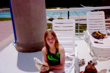 She is reading.&nbsp; Reading is good for u?