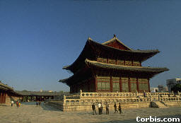 Temple at Kyongbok Palace In Seoul
