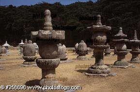 Stupas To Honour Dead Monks At Temple