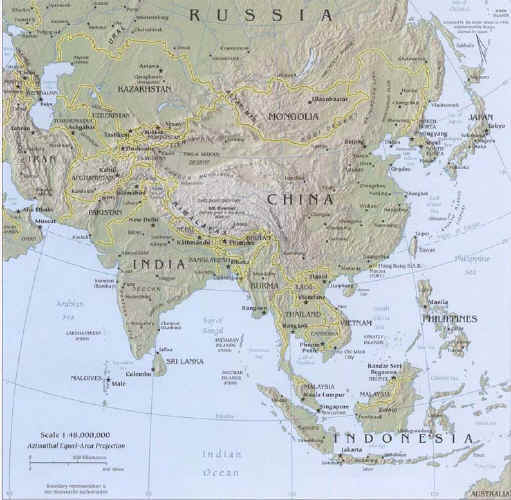 Map of Asia