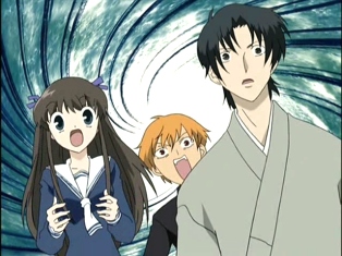 Tohru, Kyou y Shigure