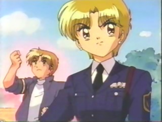 Sawatari reportero y Rina polic�a