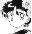 Seira con su uniforme escolar