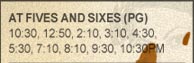At Fives And Sixes