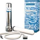Doulton Porcelain Ceramic Cartridge filter inside a good for lifetime surgical stainless steel housing