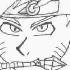 A bad first attempt at Naruto.&nbsp; I hate how I did his hair.&nbsp; I really do.