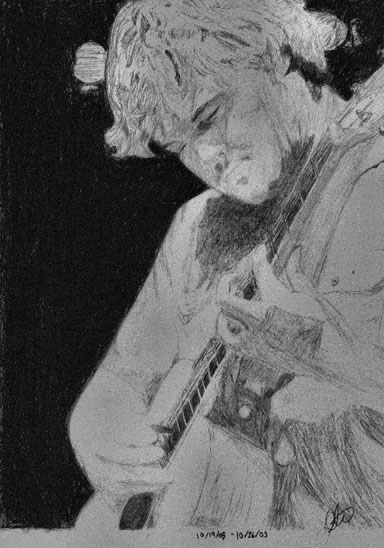 Drawing of Jack Black