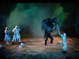 The young White Knight battles the dreadful Jabberwock