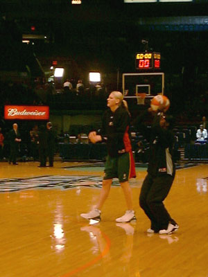 Lauren Jackson and Marie Ferdinand