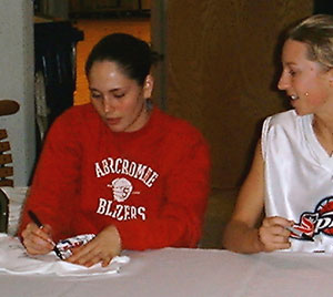 Sue Bird and Cindy Blodgett