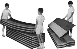 See these fellows handling the mattress? It's easier with an ILACO recycled by-product!