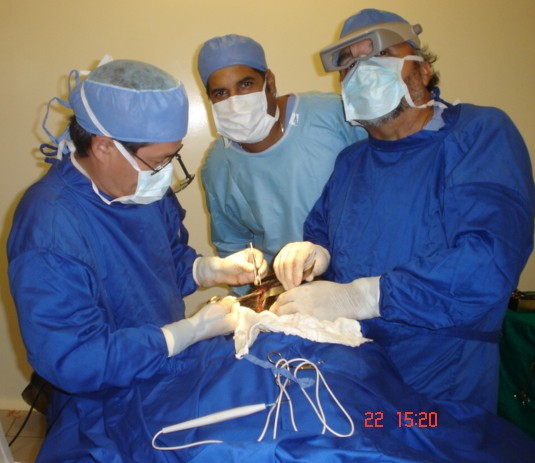 Colaboraci&oacute;n gratuita, colocando un expansor tisular en la piel cabelluda a una ni&ntilde;a de escasos recursos economicos en la Cl&iacute;nica Milenium junto con los Drs. J.C. Estrada y Luis Ortega Pe&ntilde;a