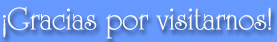 &iexcl;Gracias por visitarnos!