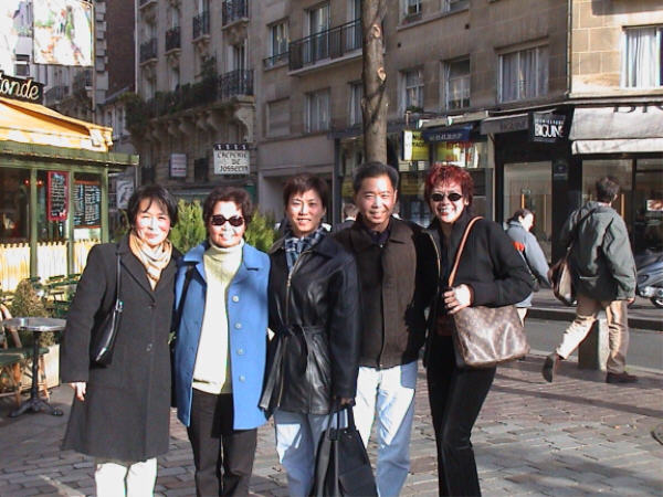 with Margaret and friends