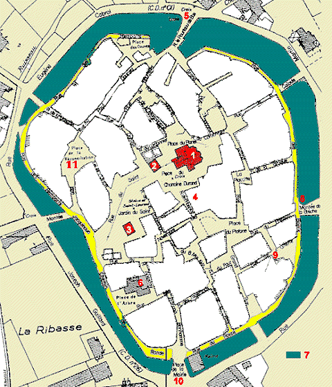 plan du centre