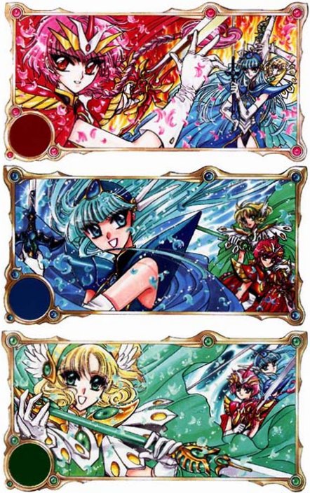 The Magic Knights: Hikaru,Umi,Fuu