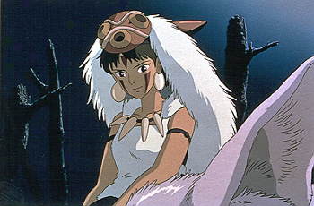 San with a Wolf God