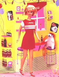 coca cola party barbie value