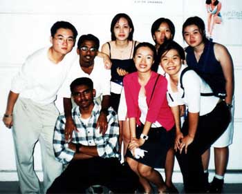 Me and friends at IT Nite White Friday
