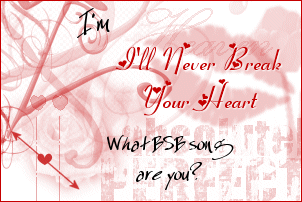 What BSB song are YOU?