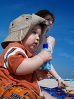 March 21 - on the beach