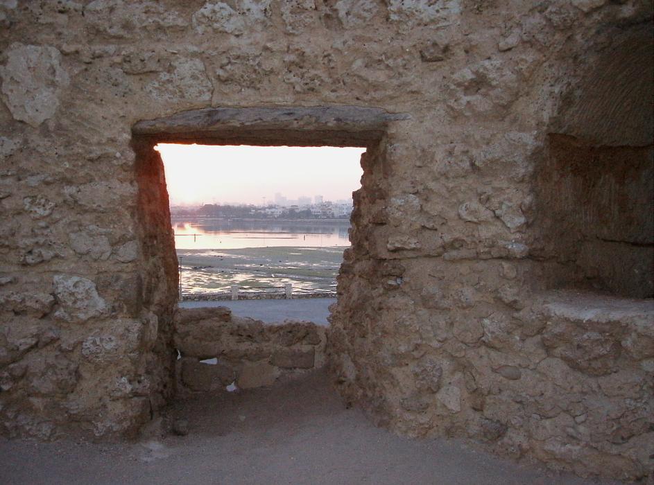 Looking towards Manama from Qala'at Arad Fort