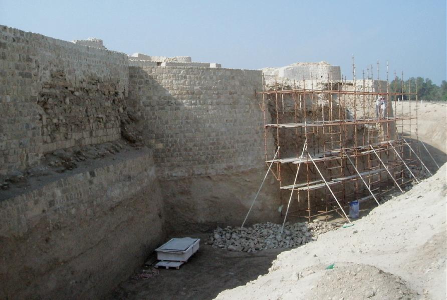 Qala'at al Bahrain is being restored