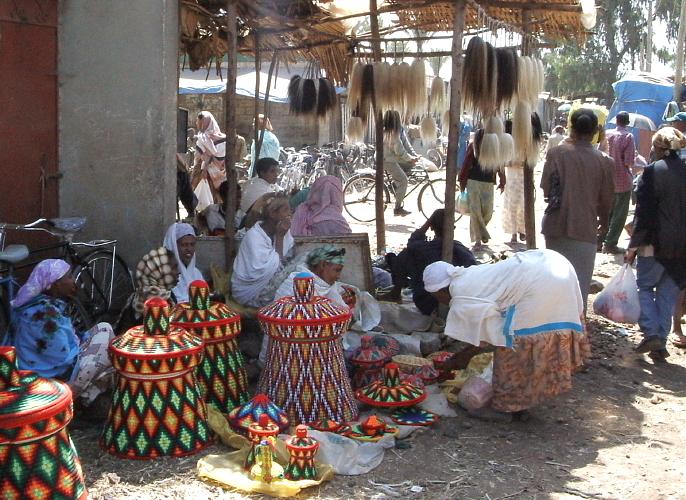  Brightly woven baskets 