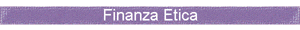 Finanza Etica