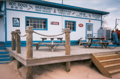 South Beach Deck - before view