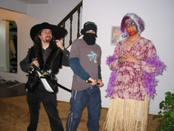Boris, Yori, Hobot (left to right)