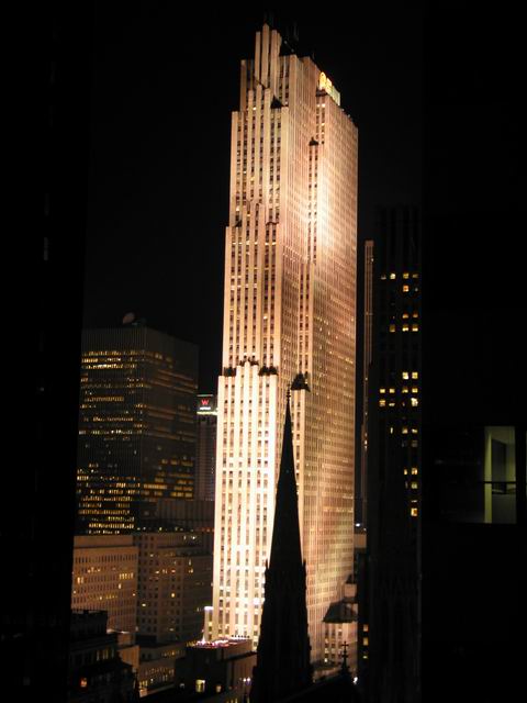 Rockefeller Center out of my office window