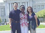 Runner, Taz and Ms. Lai in San Francisco