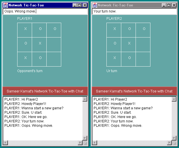 Sample Game Session