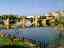 Puente de piedra sobre el rio Ebro en Logro�o