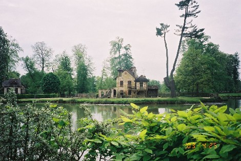 a building in Marie-Antoinette's fairy tale farm village
