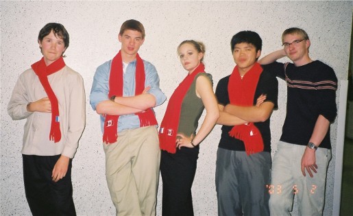 Gap Pose with Mark, Dan, Morgan, Matt and Jason