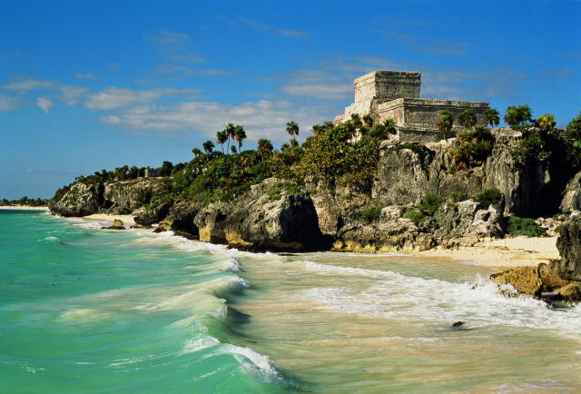Tulum in the Caribbean Ocean