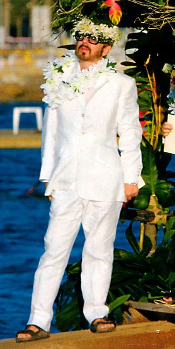 Dave el dia de su boda