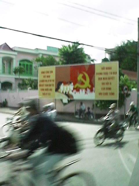 The famous hammer and sickle
