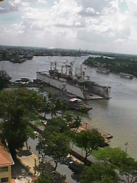 Ship docked at Saigon Port