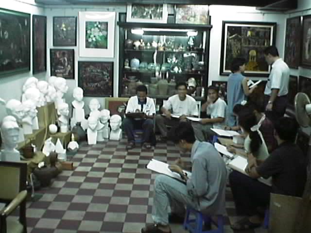 Art classes for the Deaf-Mute