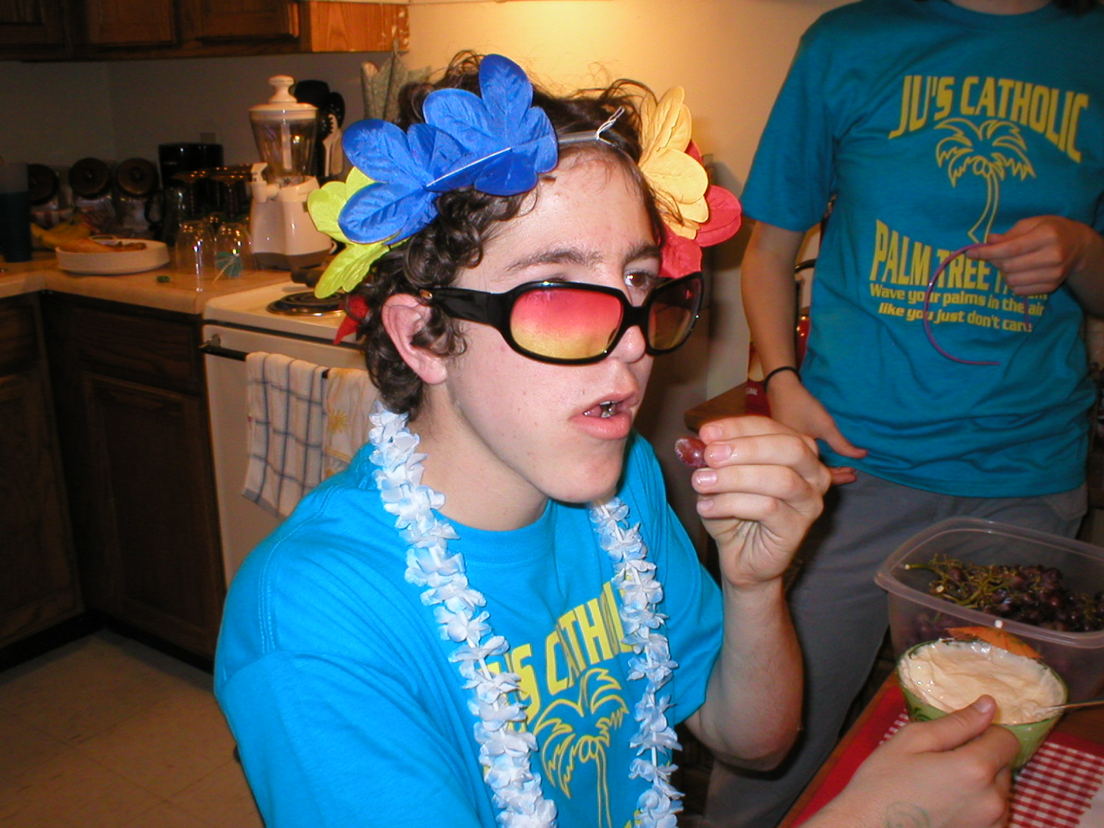 What a shocker--Dave's eating!