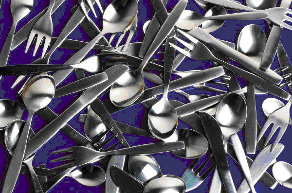 lots of cutlery