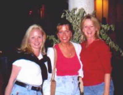 Mary Jane (me), Tina and Nita at the Riverwalk in Ft. Lauderdale