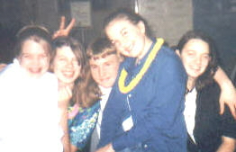 Sarah, Me, Sterling, Emily, and Vanessa back in the day. (9th grade)