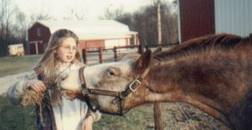 Ah. Meet fifth-grade DORK, Chelsea and her trusty steed, Ginger.